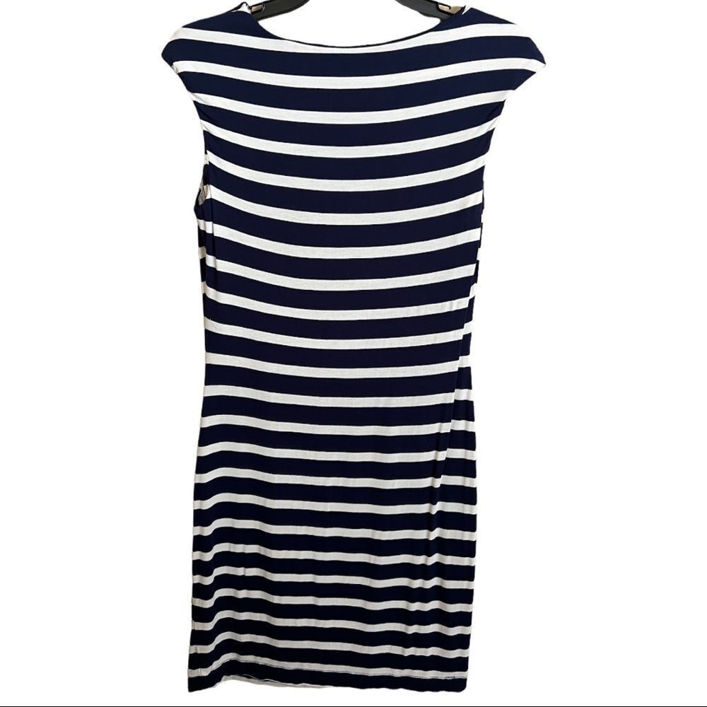 Calvin Klein Navy/White Cotton Stretch Dress Women’s size 4 - Picture 2 of 9
